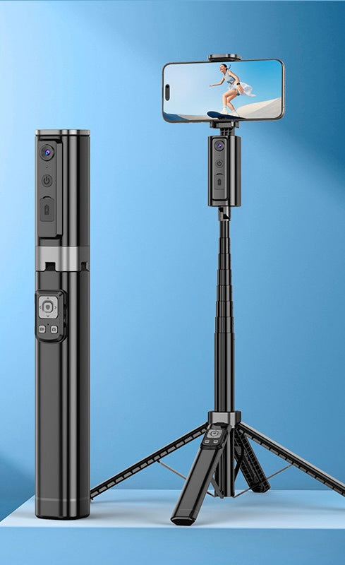 Bluetooth Selfie Stick & Compact Tripod – Mobile Phone & Small Camera Stand - PuriLite