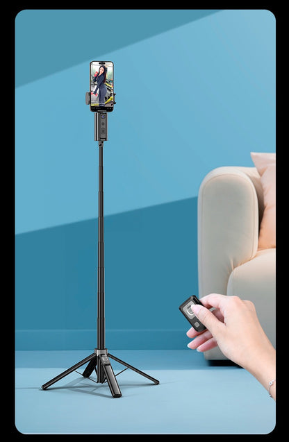 Bluetooth Selfie Stick & Compact Tripod – Mobile Phone & Small Camera Stand - PuriLite