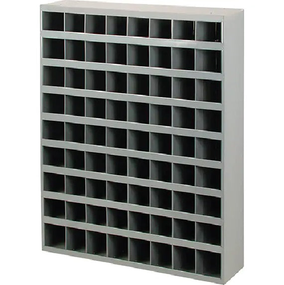 Durham 350-95 Cold Rolled Gray Steel 72 Opening Bin, 33-3/4" W x 42" H x 8-1/2" Depth - PuriLite