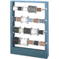 Durham 368-95 Gray Cold-Rolled Steel Wire Spool Rack with 4 Rods, 26-1/8" W x 37-1/8" H x 6" Depth - PuriLite