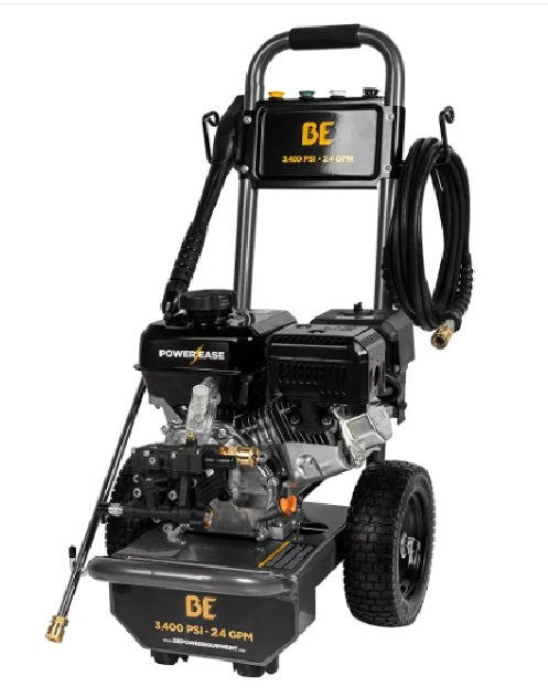 BE Power 3400 PSI 2.4 GPM Pressure Washer - PuriLite