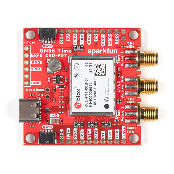 SparkFun GNSS Timing Breakout - ZED-F9T (Qwiic) - PuriLite