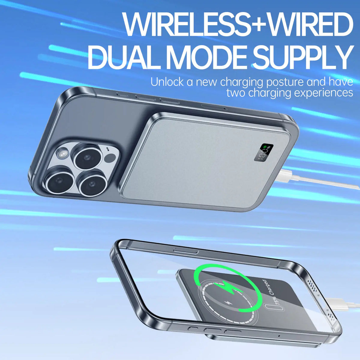Purilite Select Ultra Thin Magnetic Wireless Power Bank - PuriLite
