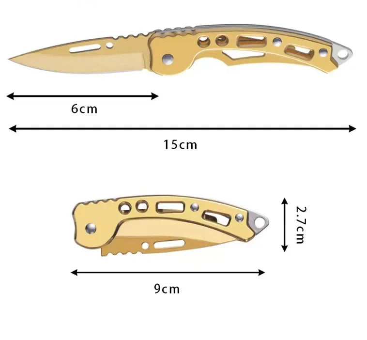 Purilite Select Stainless Steel Keychain Folding Knife - PuriLite