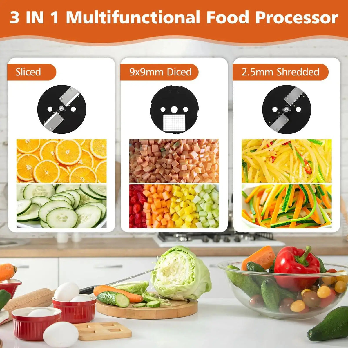 Purilite Select – 3-in-1 Commercial Automatic Vegetable Cutter Machine - PuriLite