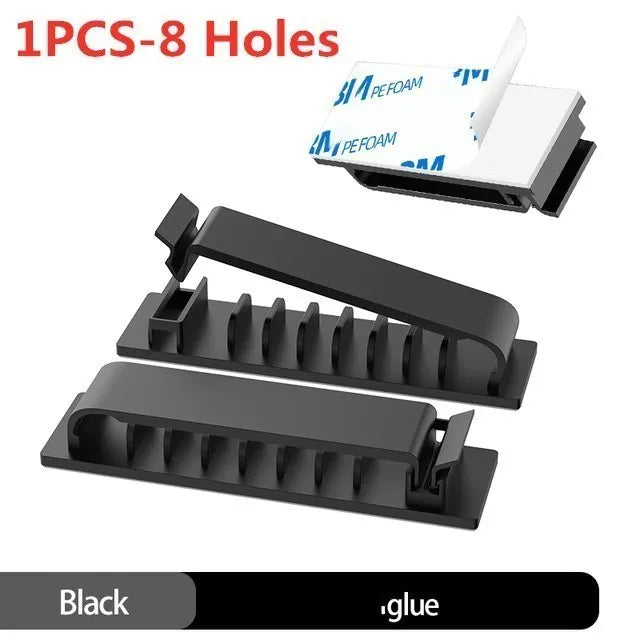 Purilite Select – 10-Hole Adhesive Cable Organizer - PuriLite