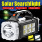 Purilite Select 2024 LED + Solar Rechargeable COB Flashlight – Powerful 15W Searchlight, Portable Power Bank Torch for Outdoor & Camping - PuriLite