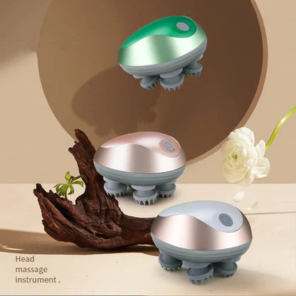 Mini Head Massager Magnetic Rechargeable Massager Electric Scalp Kneading Multifunction Physiotherapy Instrument - PuriLite