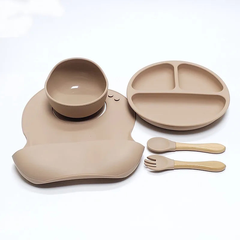 Purilite Select 5-Piece Children’s Silicone Dinnerware Set - PuriLite