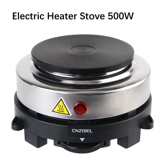 Purilite Select 500W Mini Electric Heater Stove – Multifunctional Hot Plate for Milk, Water & Coffee (EU Plug) - PuriLite