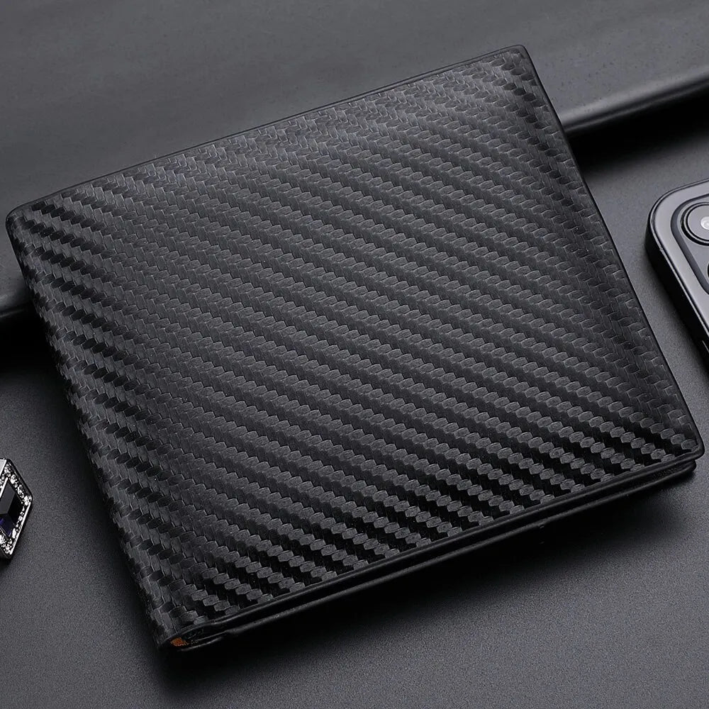 Purilite Select Carbon Fiber Short Wallet for Men - PuriLite