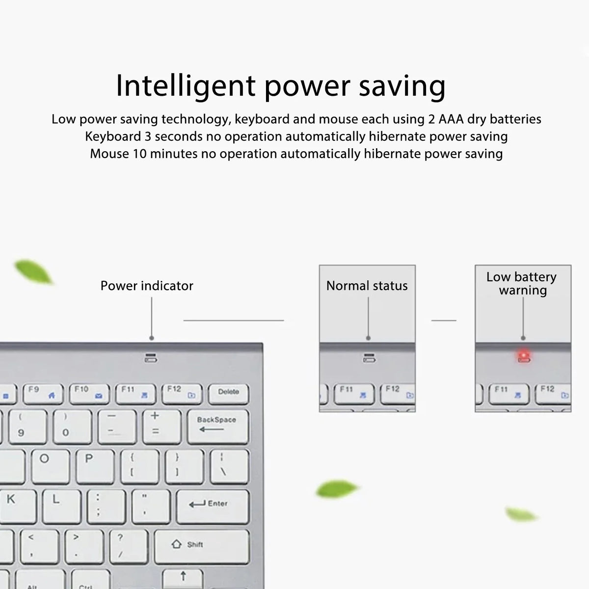 Purilite Select Slim Wireless Keyboard & Mouse Combo - PuriLite
