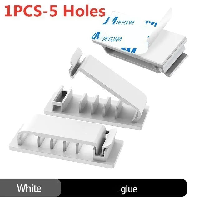 Purilite Select – 10-Hole Adhesive Cable Organizer - PuriLite