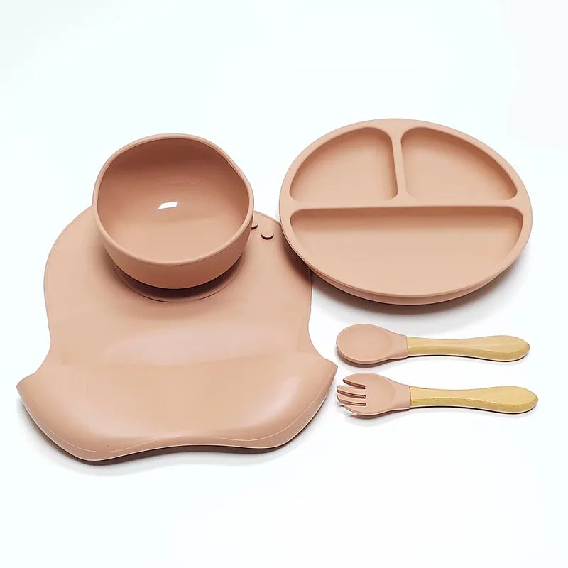 Purilite Select 5-Piece Children’s Silicone Dinnerware Set - PuriLite