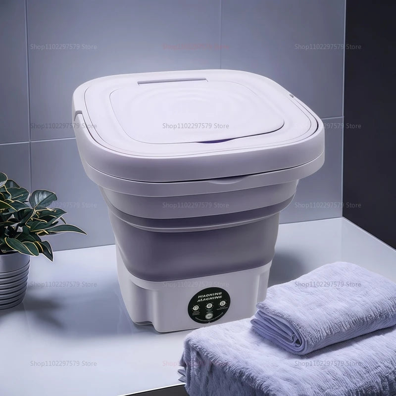 Purilite Select 8L Portable Foldable Mini Washing Machine with Spin Dryer - PuriLite