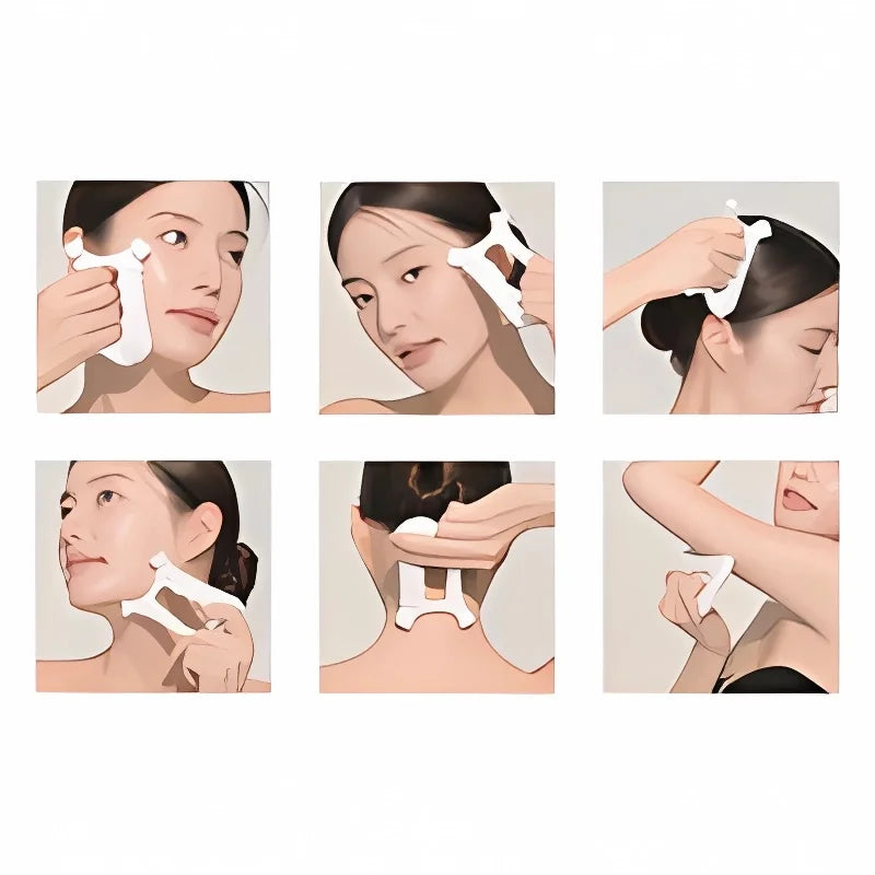 Purilite Select Ceramic Gua Sha Scraper & Face Massager - PuriLite