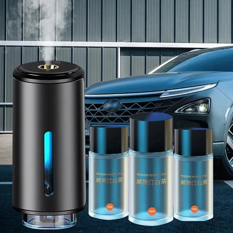 Purilite Select Car Fragrance Humidifier – 5-Mode Smart Scent Diffuser with Digital Display | Long-Lasting Odor Eliminator - PuriLite