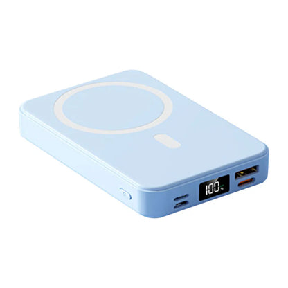 for MagSafe Magnetic Wireless Charger 10000mAh Powerbank with Folding Stand Fast Charging Mobile Power Bank for iPhone Android - PuriLite