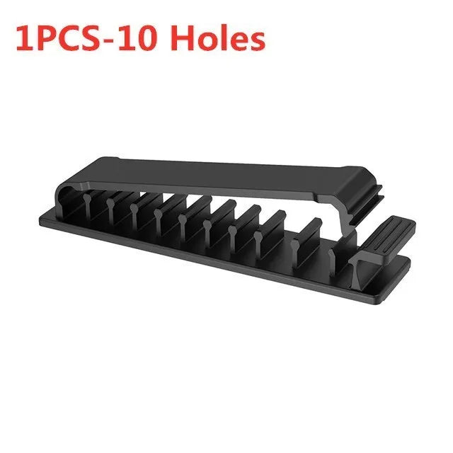 Purilite Select – 10-Hole Adhesive Cable Organizer - PuriLite
