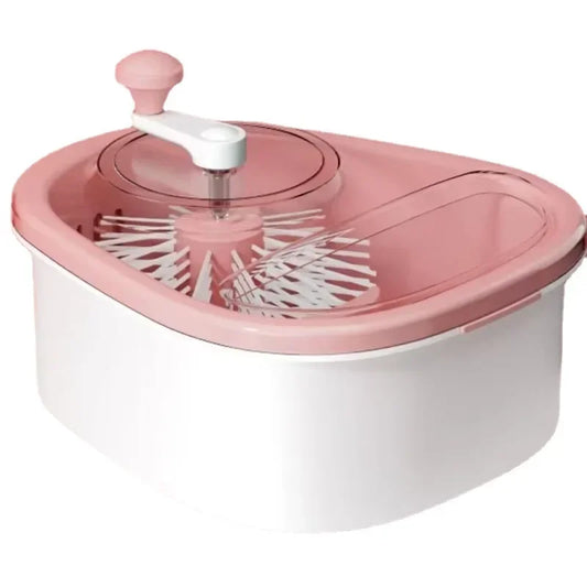 Purilite Select 720° Rotating Fruit & Vegetable Washing Bowl with Drain Basket Cover – Multi-Function Kitchen Cleaning Basin for Produce Washing and Draining