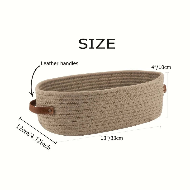 Purilite Select Oval Woven Bathroom Storage Basket - PuriLite