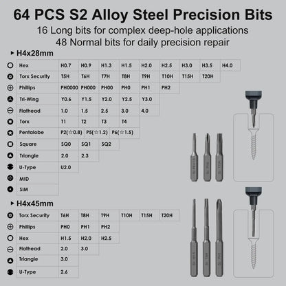 Purilite Select 68-in-1 Precision Electric Screwdriver Set - PuriLite