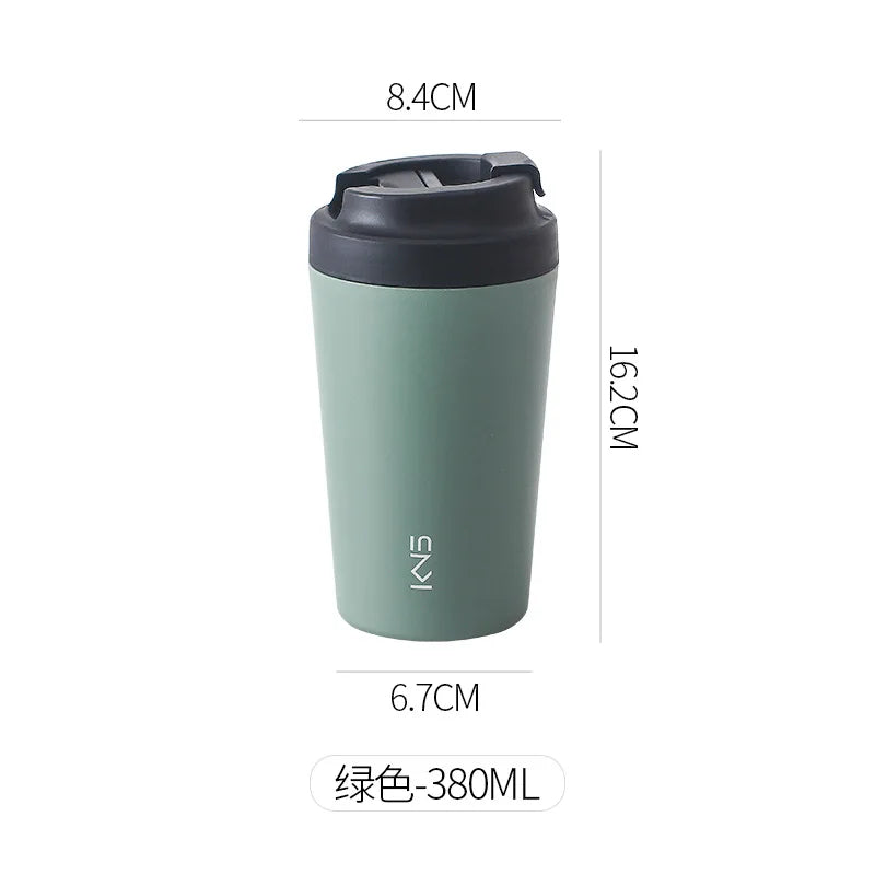 Purilite Select – 380ML Ceramic Coffee Mug with Lid (Modern Minimalist Style) - PuriLite