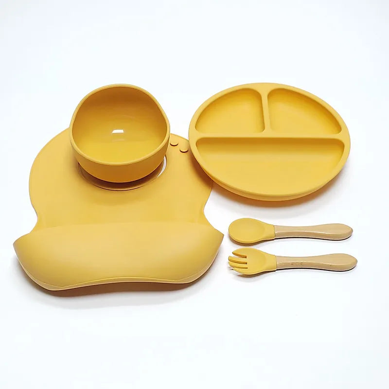 Purilite Select 5-Piece Children’s Silicone Dinnerware Set - PuriLite