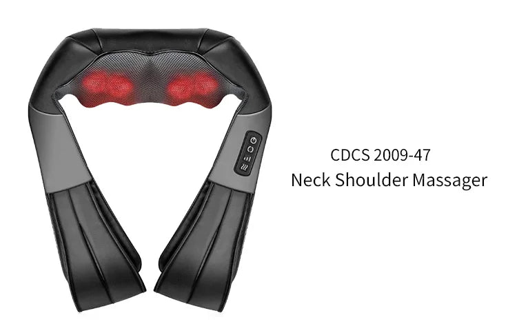 Purilite Select Deluxe 3D Electrical Shiatsu Heat Massager for Neck Pain Relief & Relaxation - PuriLite