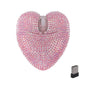 Purilite Select | Wireless Pink Dual-Mode Diamond Heart Mouse | Type-C Rechargeable Bluetooth Optical Ergonomic Mouse | Cute Mini Heart-Shaped Laptop Mouse for Girls - PuriLite