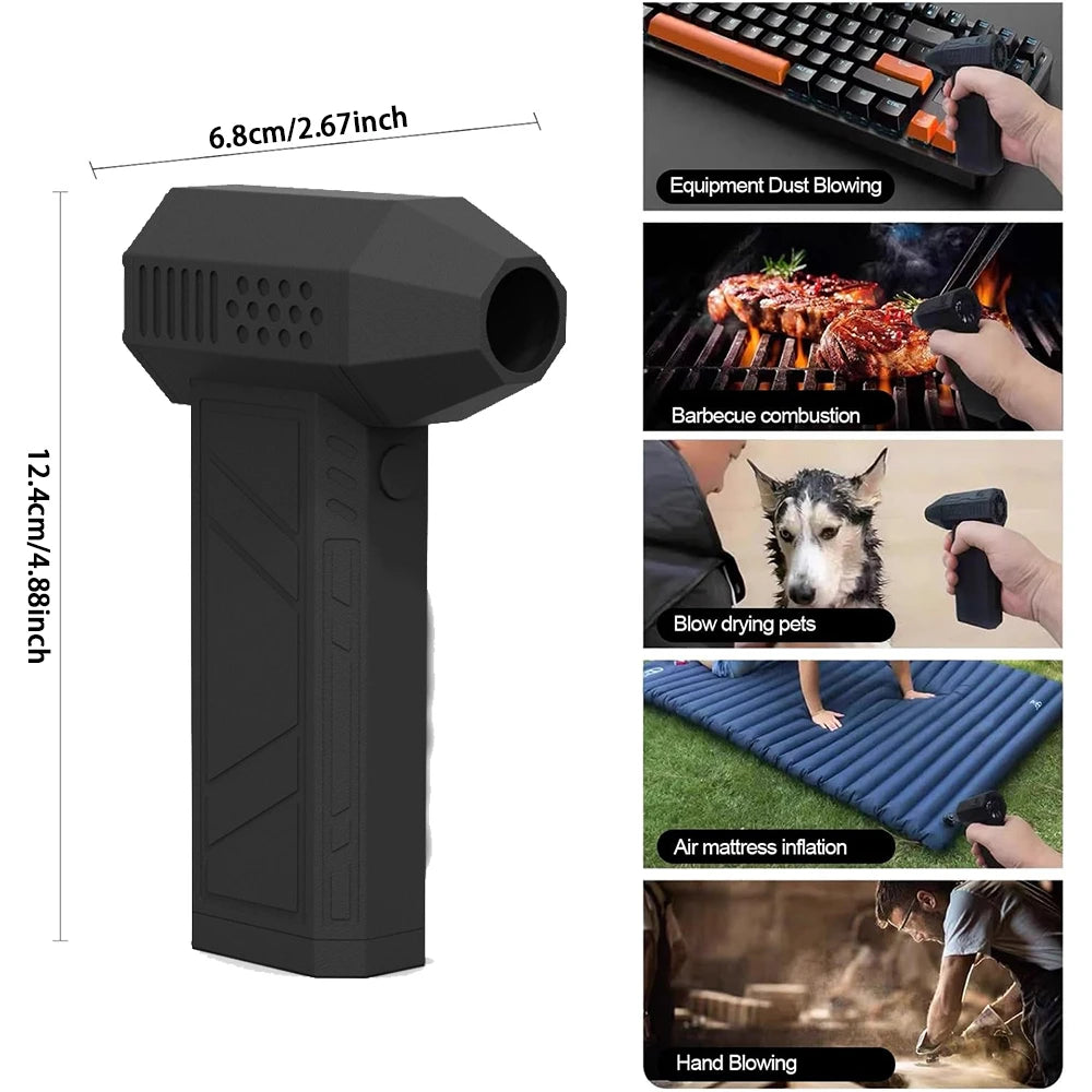 Purilite Select | Turbo Jet Fan Handheld Air Blower | 130,000 RPM Electric Snow Blower | Rechargeable Car Ice & Snow Cleaner - PuriLite