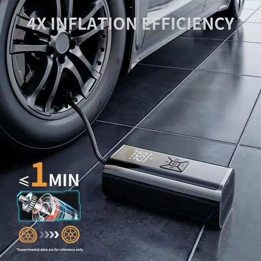Purilite Select YIJU Wireless Air Pump – 150PSI Portable Electric Tire Inflator - PuriLite