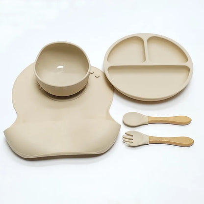 Purilite Select 5-Piece Children’s Silicone Dinnerware Set - PuriLite