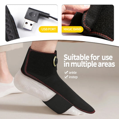 Heated Ankle Support Sports Ankle Sprain Stabilizer Relieves Ankle Pain 3 Heating Modes Foot Massager Great Gift for Elderly - PuriLite