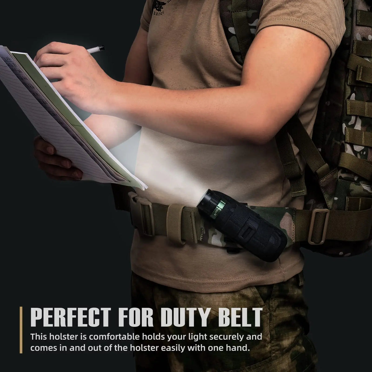 Purilite Select Tactical Flashlight Pouch Holster - PuriLite