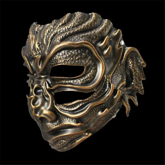 Purilite Select Four Eyed Demon Mask Resin Cosplay & Performance Prop - PuriLite