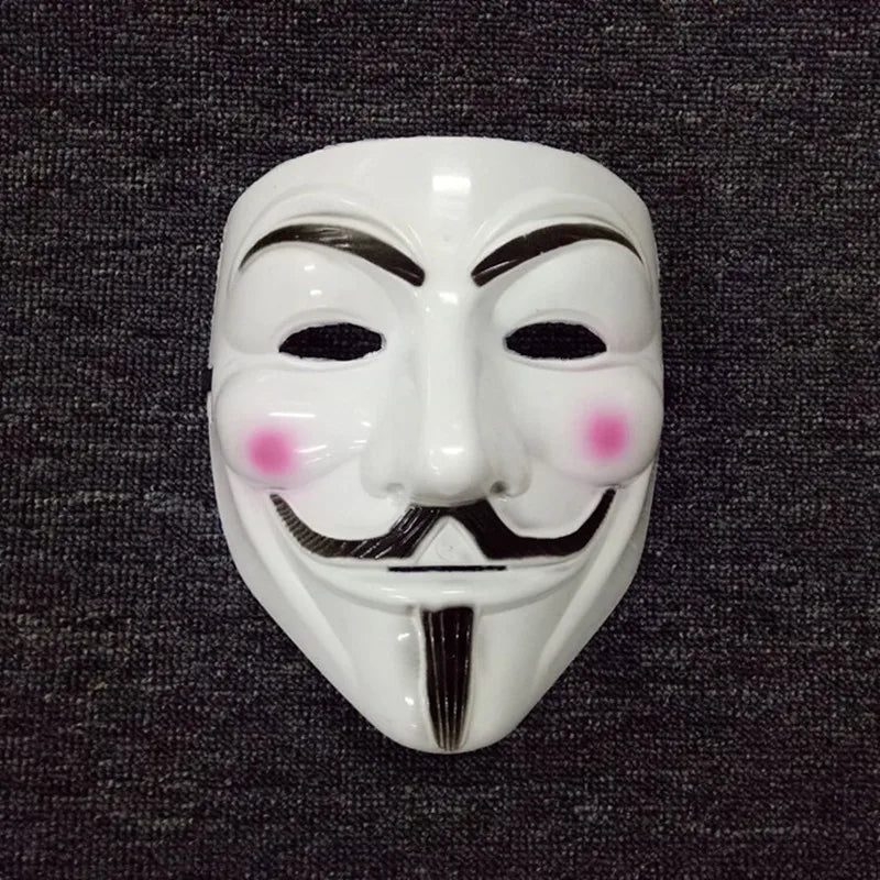 Purilite Select Hackers Multi-Color V Mask – Cosplay & Masquerade Face Mask - PuriLite