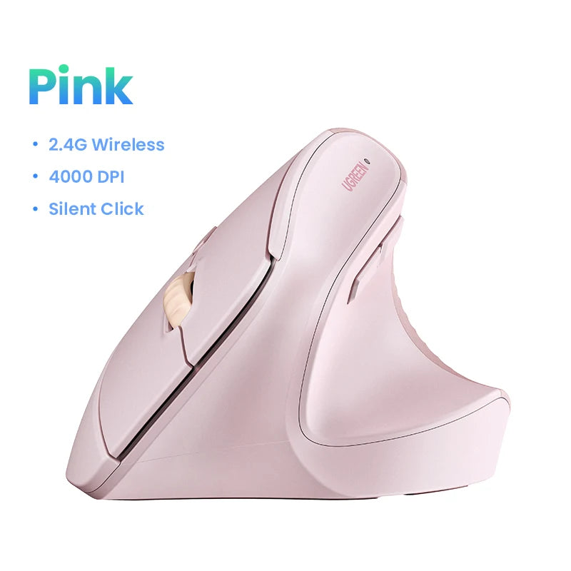 🖱️ Purilite Select – Vertical Wireless Ergonomic Mouse 2.4G - PuriLite