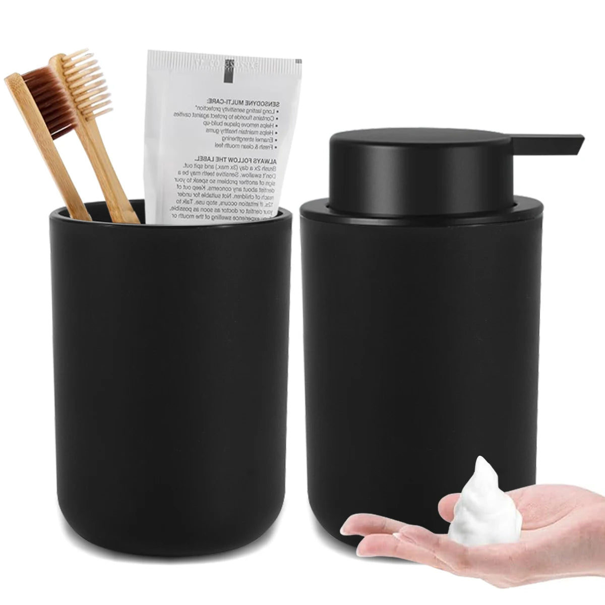 Purilite Select Foam Soap Dispenser with Mouthwash Cup - PuriLite