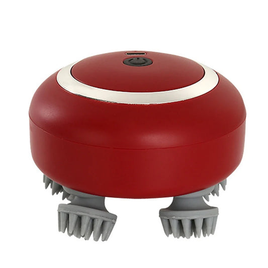 Purilite Select Advanced Head Massager with Red Light Therapy – Deep Kneading Scalp Care with Adjustable Speed & Soft Silicone Nodes - PuriLite