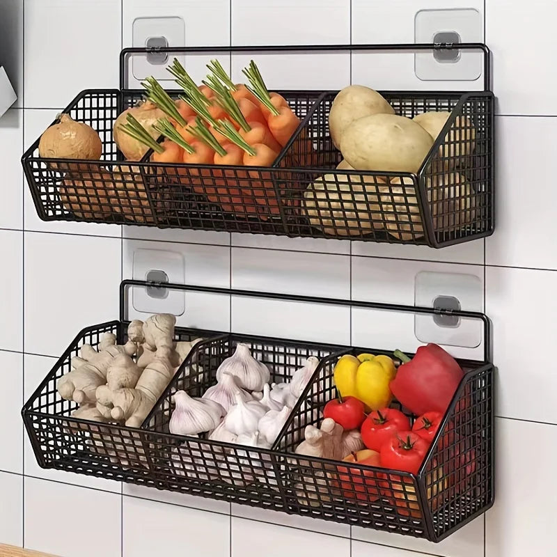 Purilite Select Wall-Mounted Kitchen Storage Basket - PuriLite