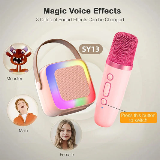 Purilite Select – Home Karaoke Machine Portable Bluetooth 5.3 PA Powerful Bass Speaker System with 2 Wireless Microphones - PuriLite