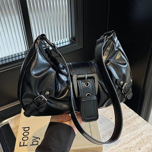 Purilite Select Y2K Retro Pleated Hobo Shoulder Bag - PuriLite