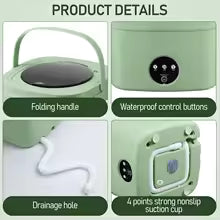 Purilite Select 15L Portable Foldable Washing Machine with Dehydration Basket - PuriLite