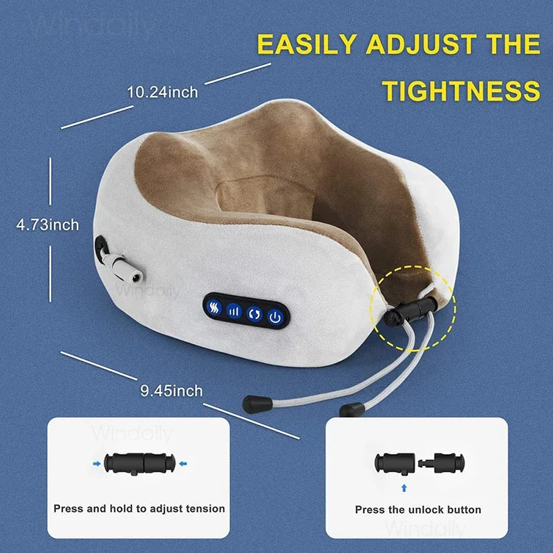 Purilite Select – U-Shaped Neck Massage Pillow - PuriLite