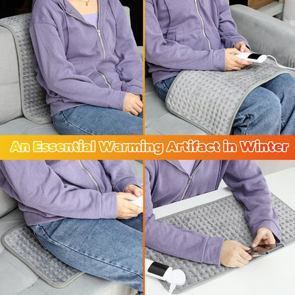 Purilite Select Electric Heating Pad – Luxury Heat Therapy with Remote Control for Hands, Feet, and Full Body Comfort - PuriLite