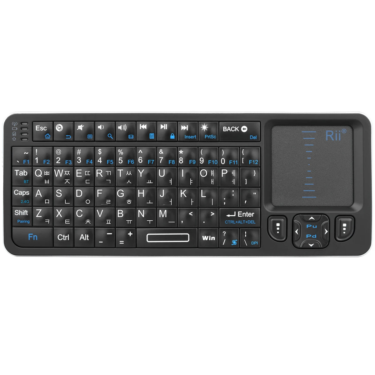 Purilite Select Wireless Mini Keyboard with Touchpad & IR Remote Function - PuriLite