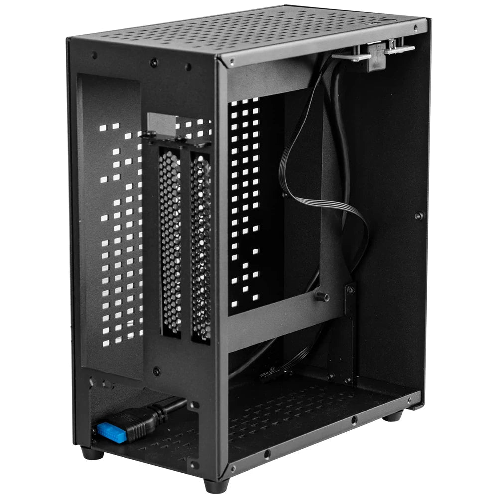 Purilite Select A07 Ultra-Compact Aluminum Mini ITX PC Case with PCIe 3.0 Riser - PuriLite