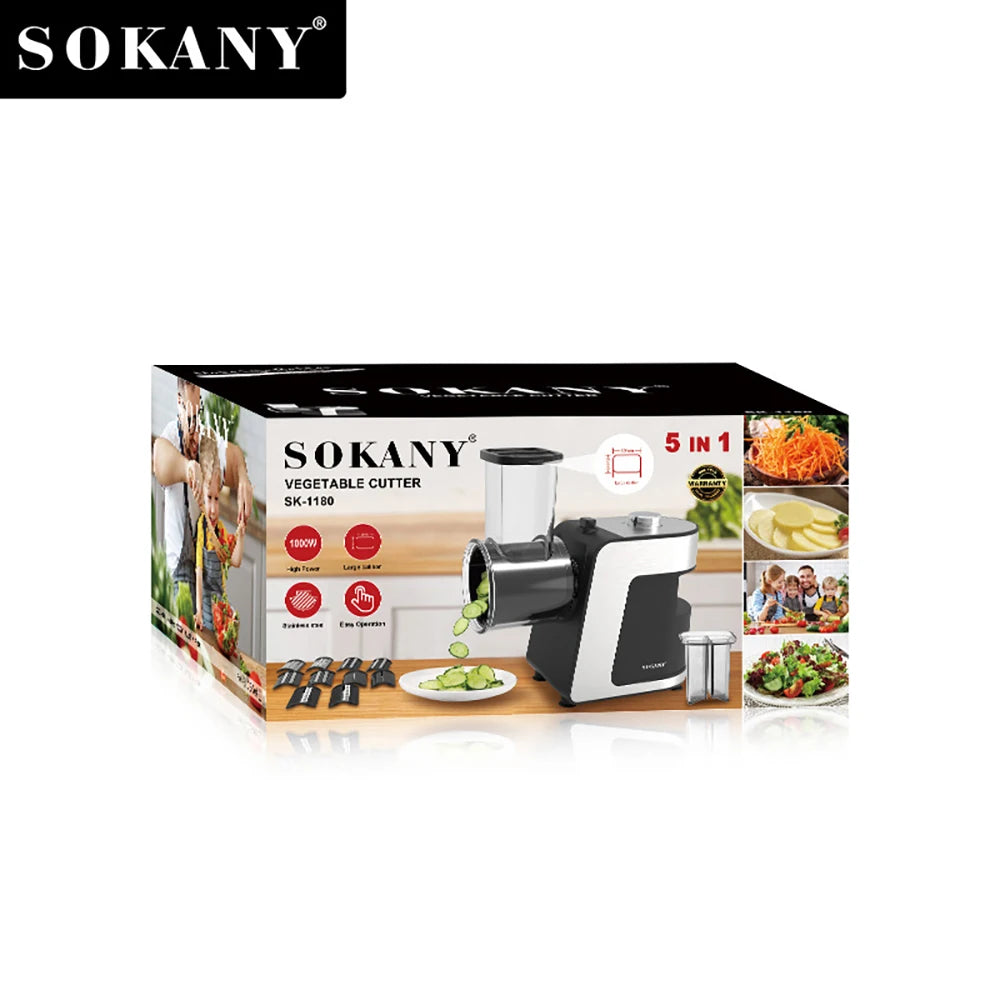 Purilite Select – 5-in-1 Electric Vegetable Cutter & Food Processor - PuriLite