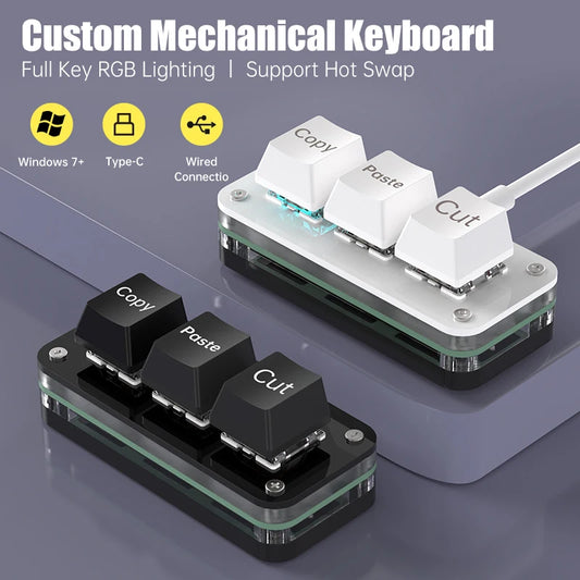 Purilite Select 3-Key RGB Macro Pad - PuriLite